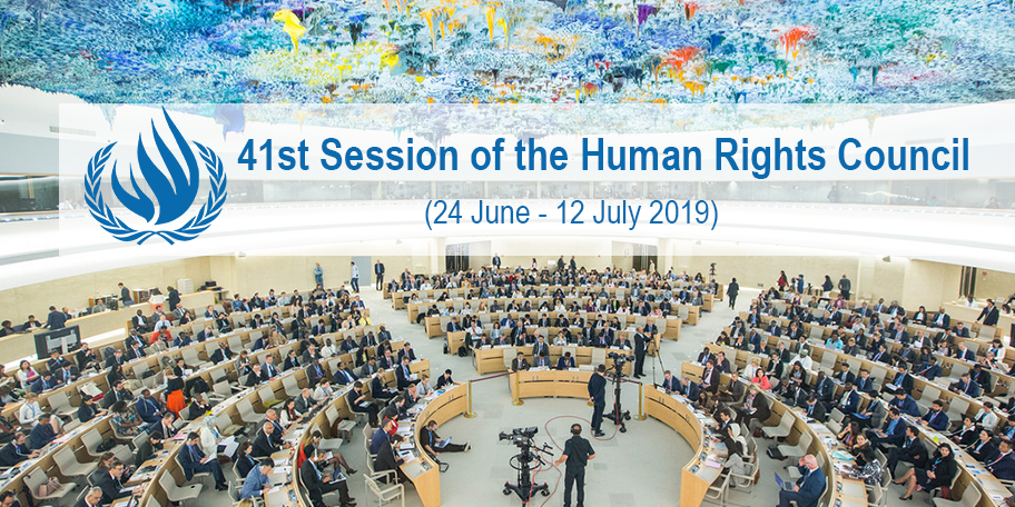Letter to 41st Session of the UN Human Rights Council on Eritrea